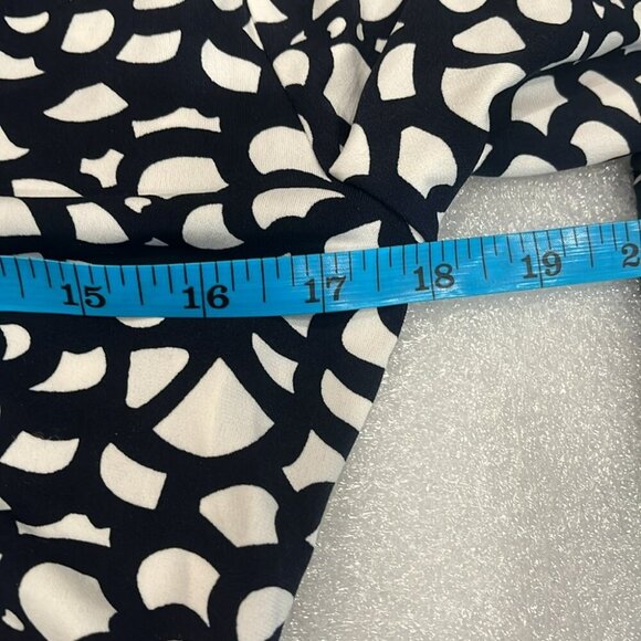 [M]Karl Lagerfeld Floral Prints V Neck L/S Pullover Jersey Blouse - Picture 5 of 6